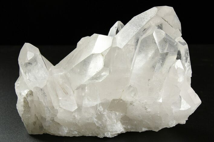 Clear Quartz Crystal Cluster - Brazil #259246